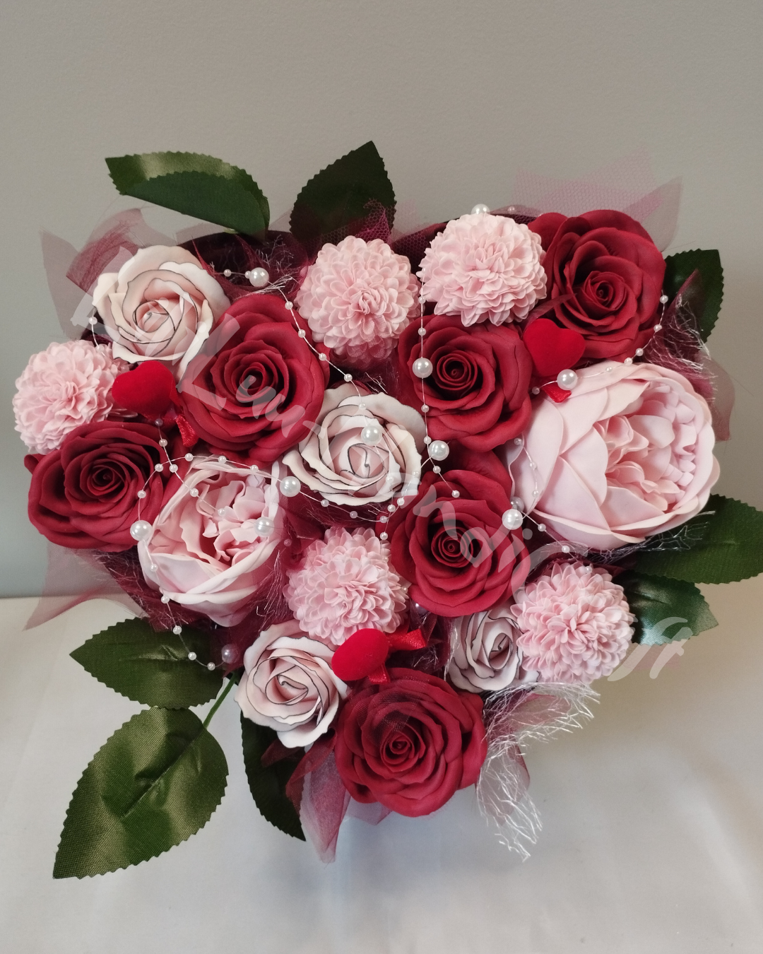 (DD7-4) Flower Box Premium z kwiatów mydlanych
