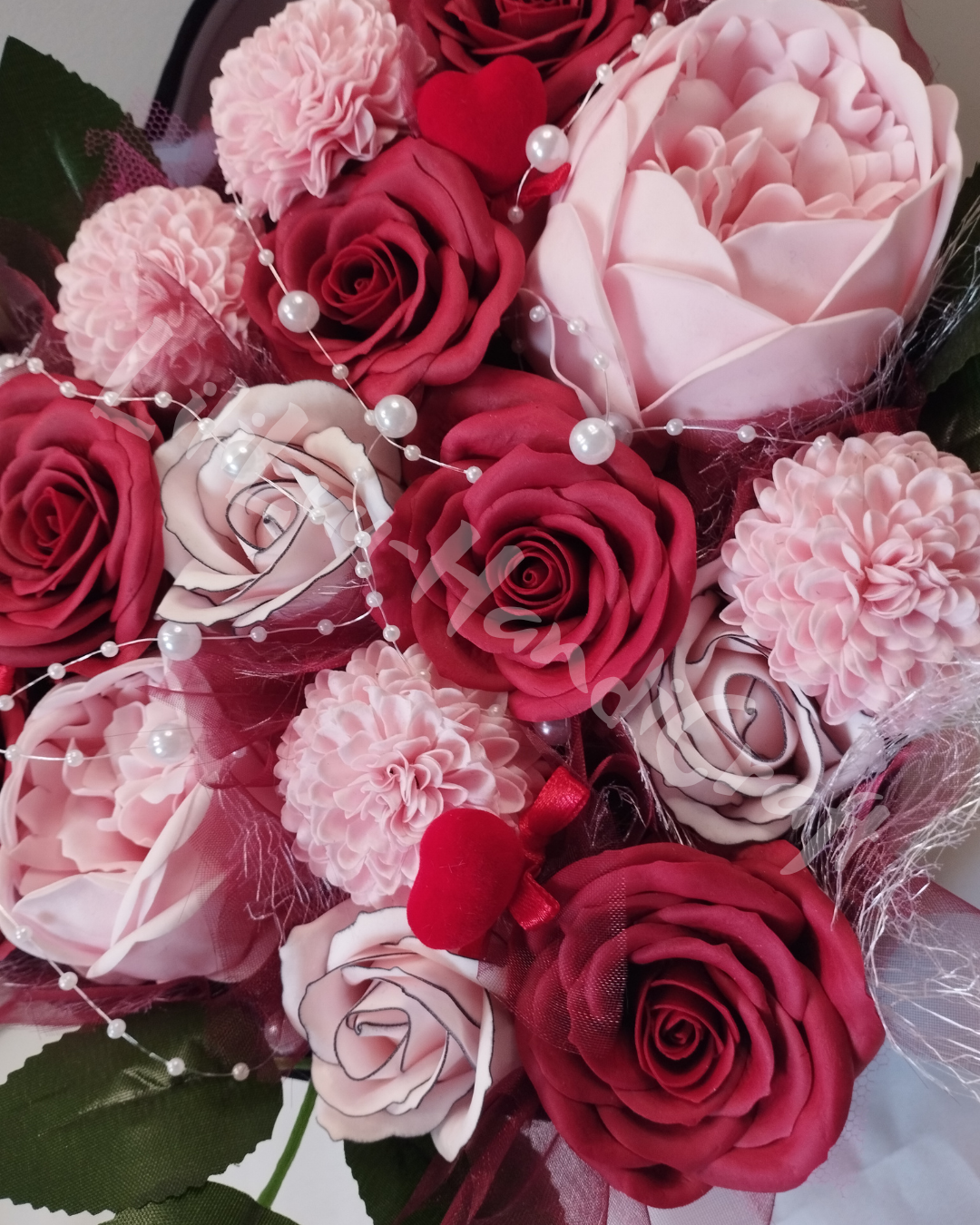 (DD7-4) Flower Box Premium z kwiatów mydlanych