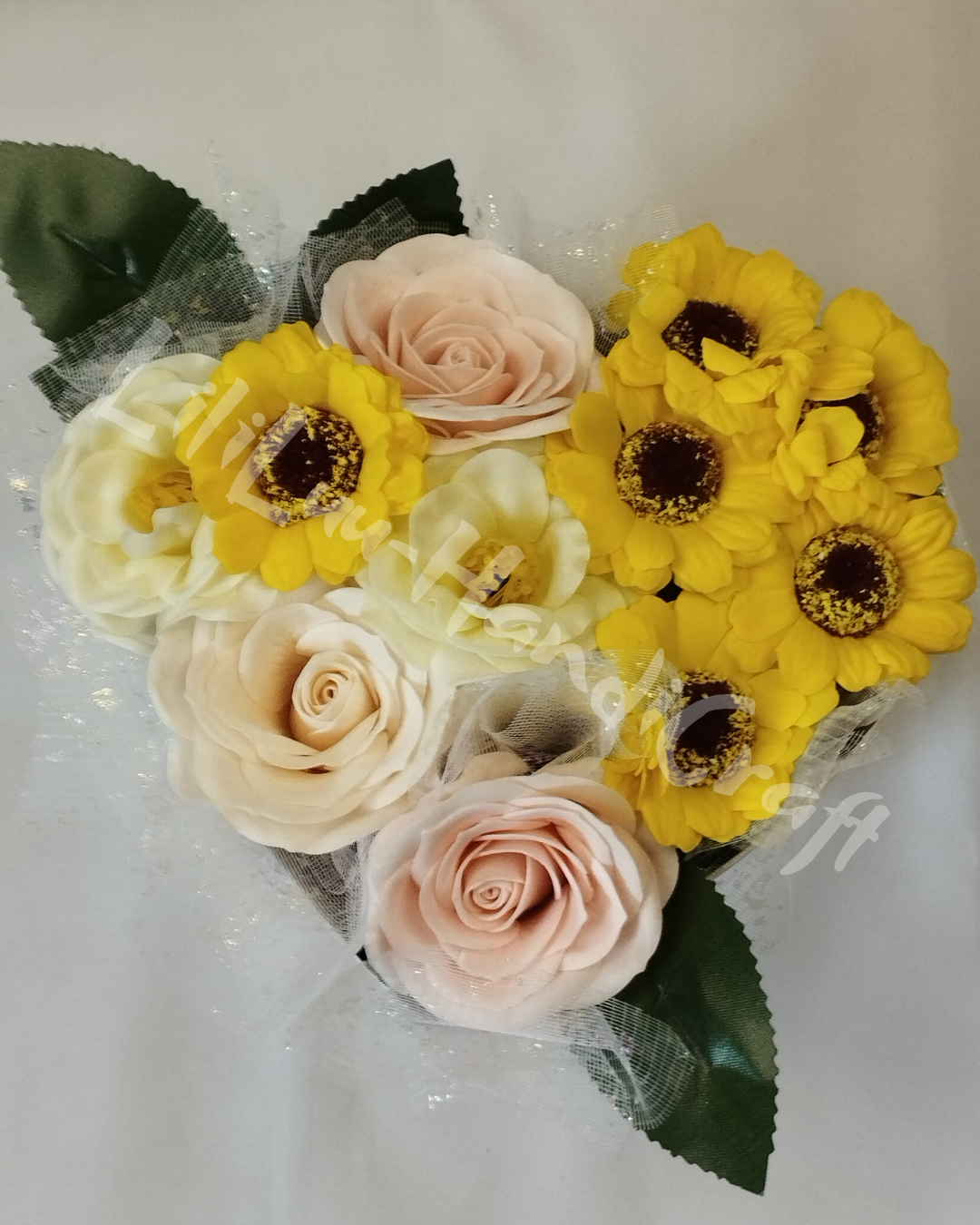 (DD7-1) Flower Box z kwiatów mydlanych