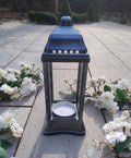 (ZSL-K1 BLC) Szklany znicz-lampion (kapliczka)