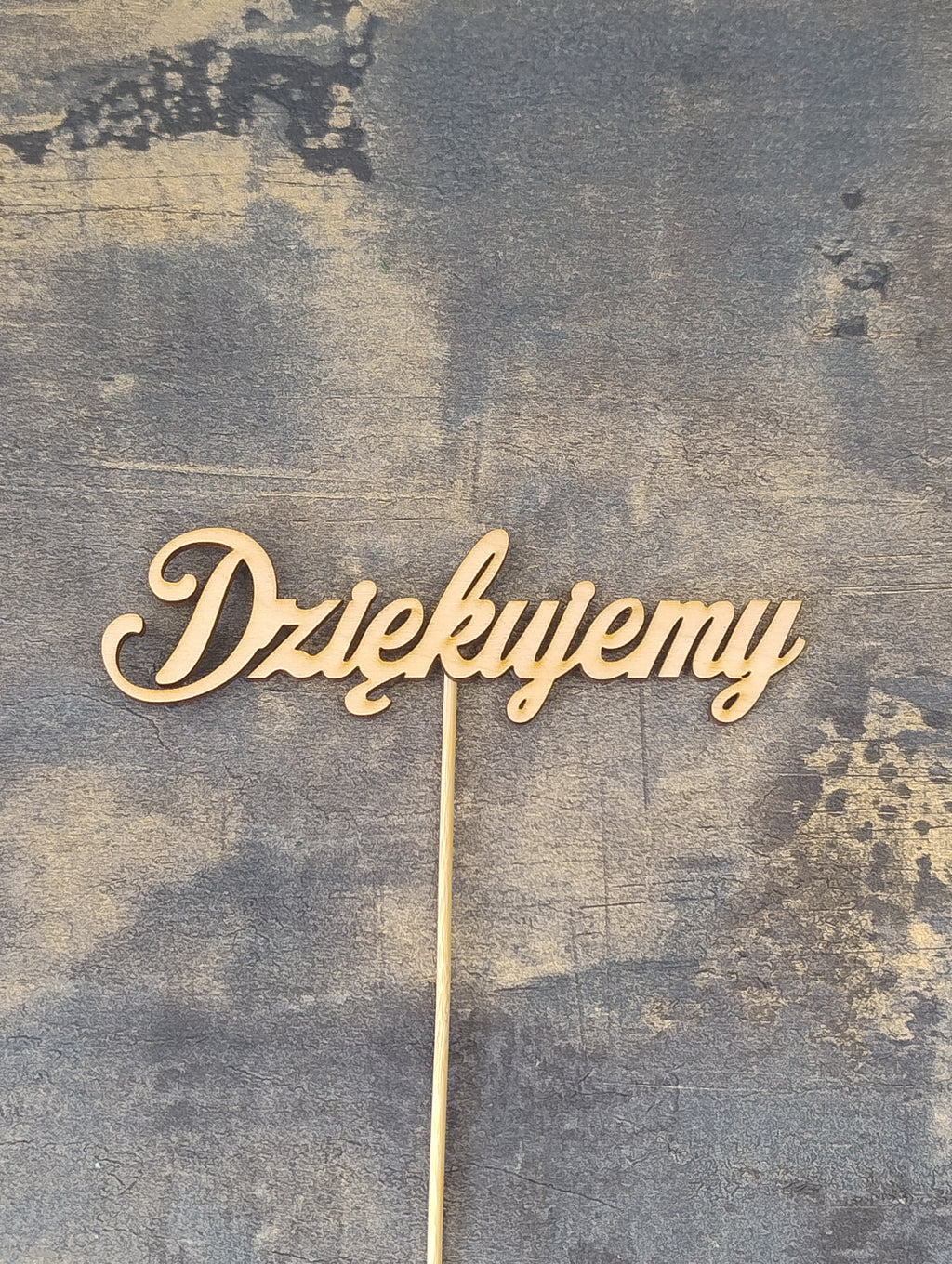 (KLE-FOZD01BS) Toper dekoracyjny, Dziękujemy