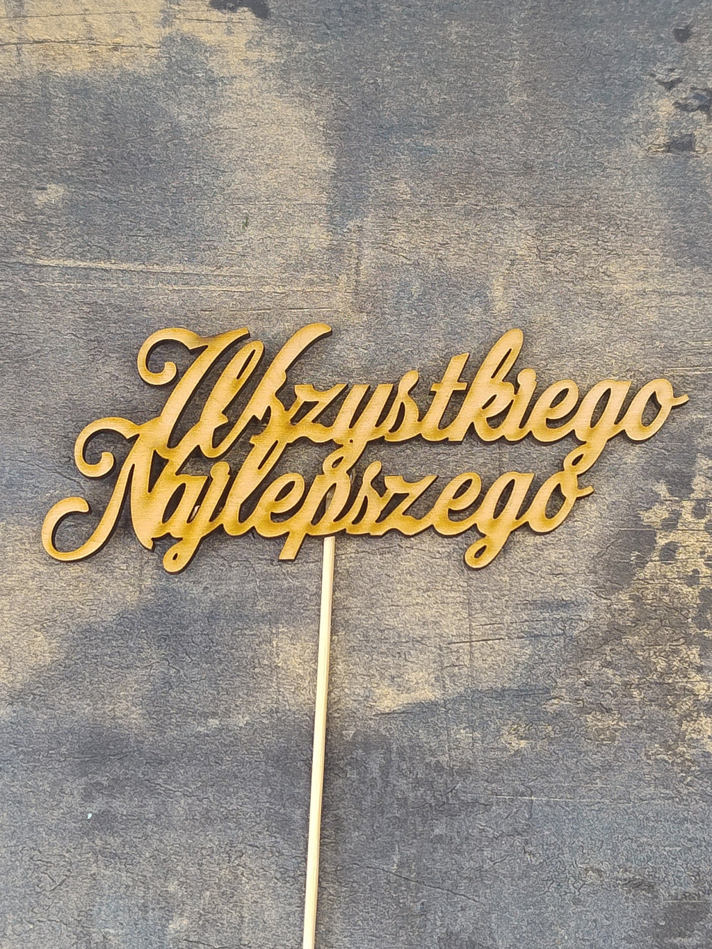 (KLE-FOZD01BS) Toper dekoracyjny, Wszystkiego Najlepszego