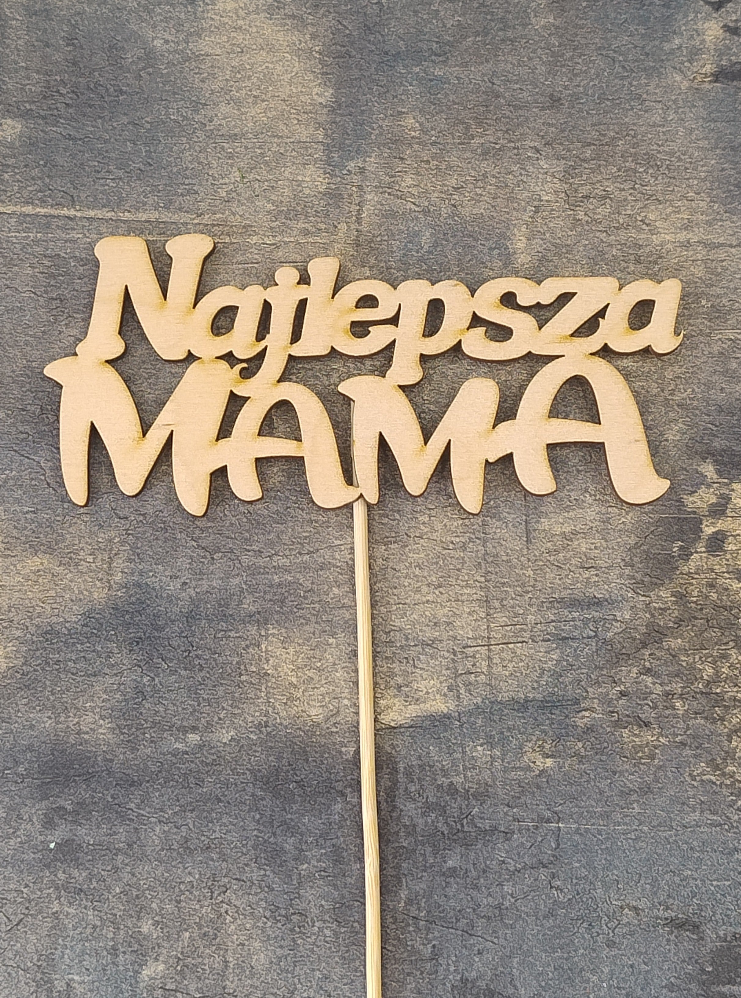 (DKH-FOZD01N) Toper dekoracyjny, Najlepsza Mama