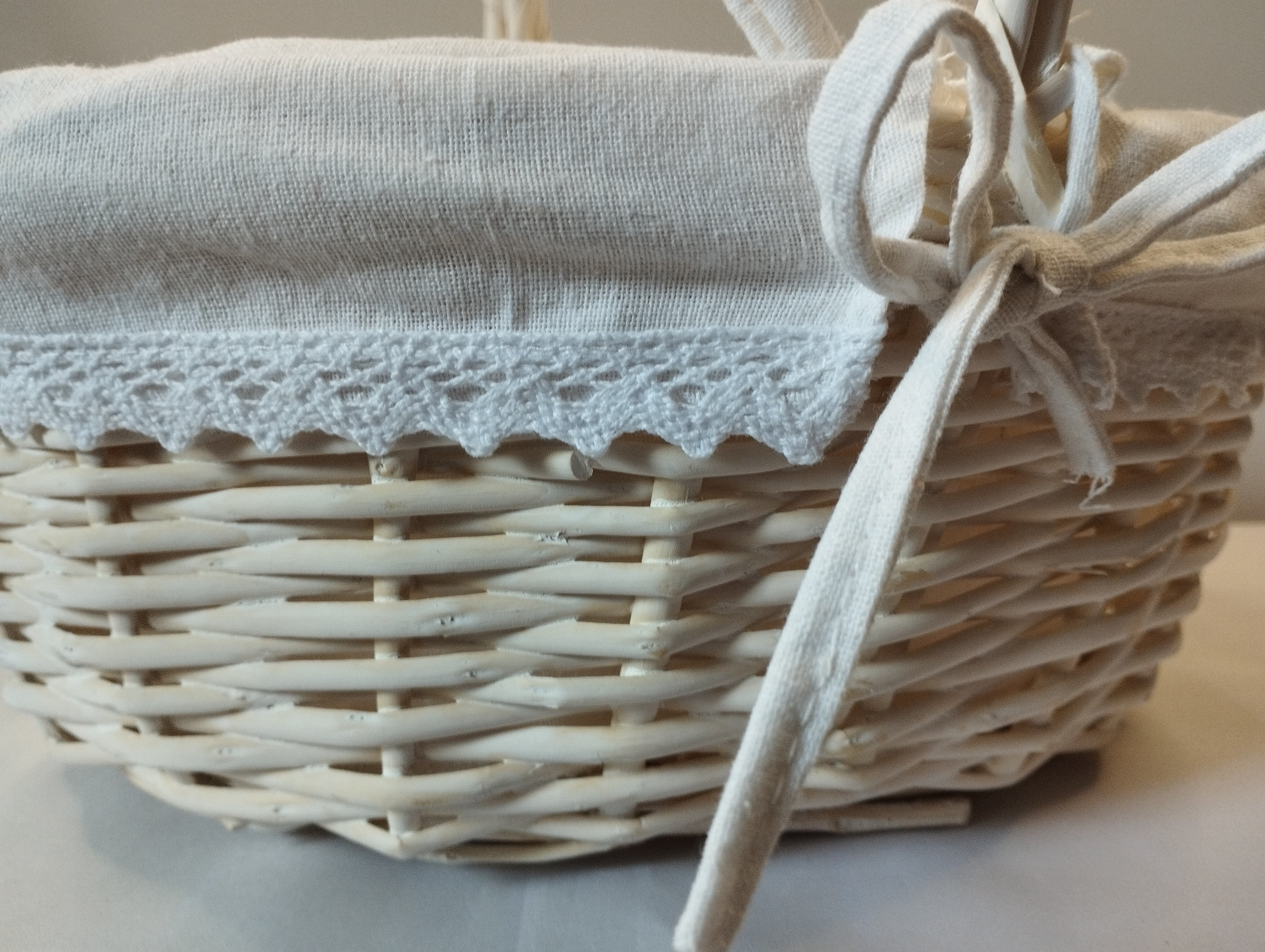 (DS7-TS-7952WHITE) Komplet koszy wiklinowych