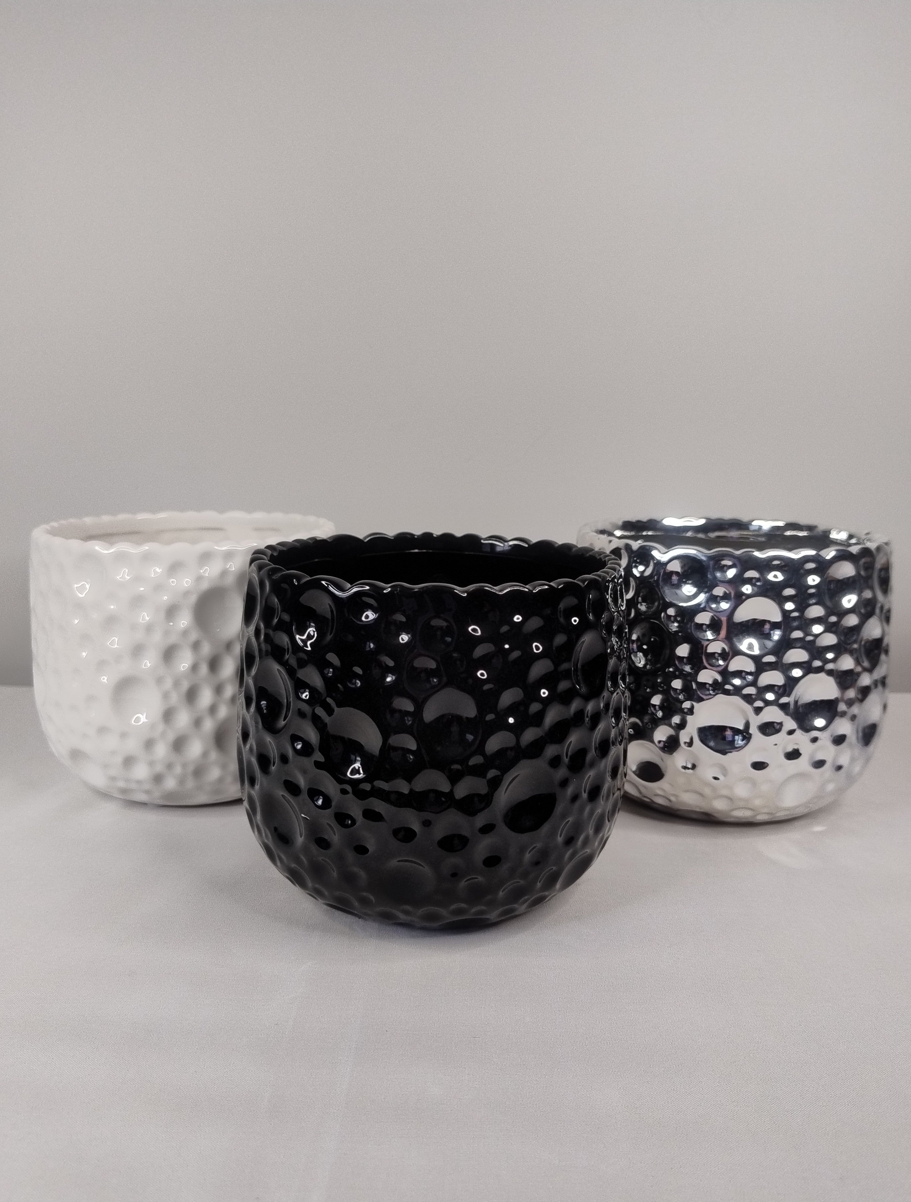 (DS9-1 05.283.15) Doniczka ceramiczna szkliwiona